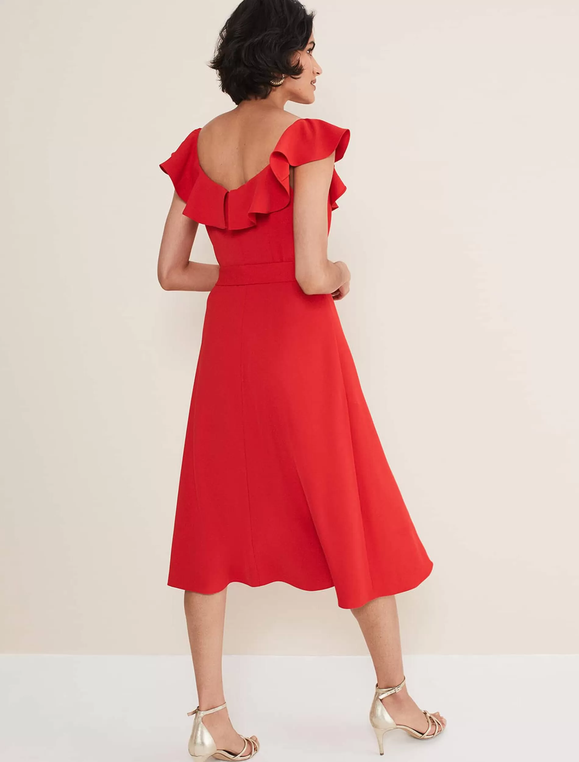 Phase Eight Tatiana Wrap Dress Red Store