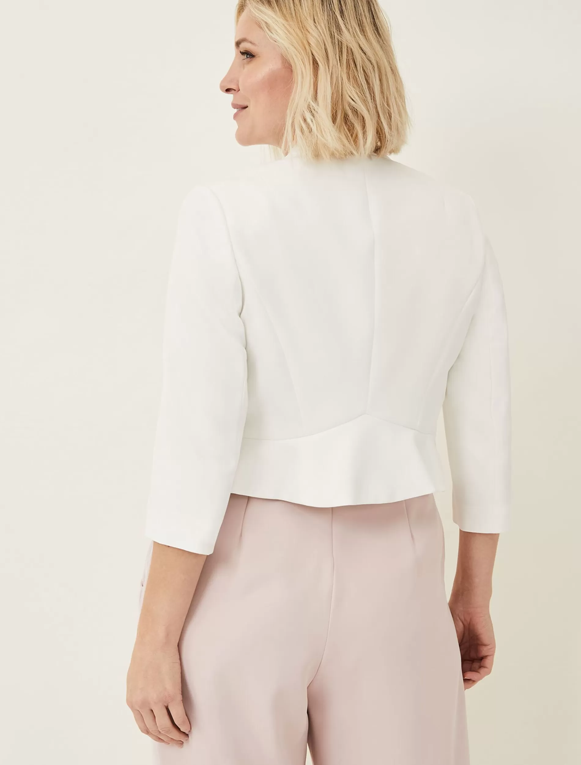 Phase Eight Taylor Occasion Jacket Ivory Best Sale