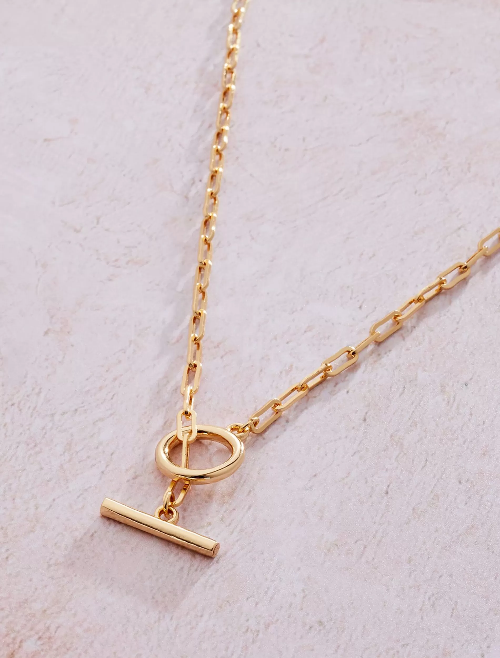 Phase Eight T-Bar Chain Necklace Gold Fashion