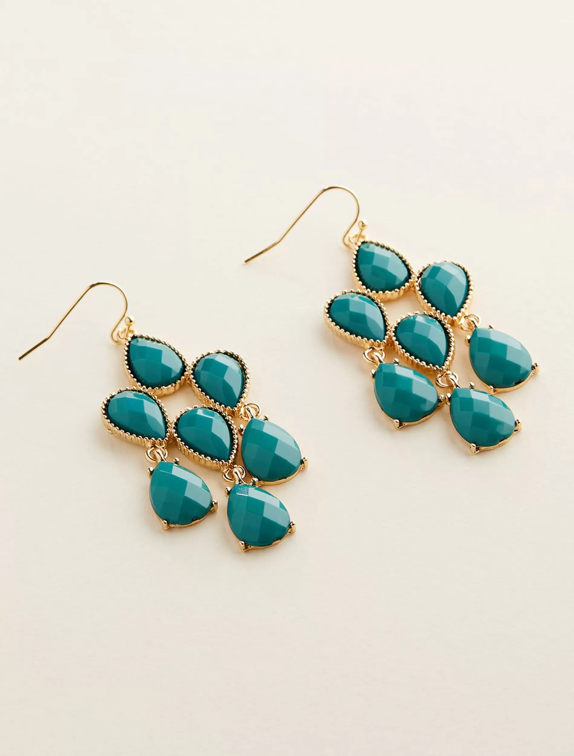 Phase Eight Teadrop Stone Drop Earring Jade Cheap