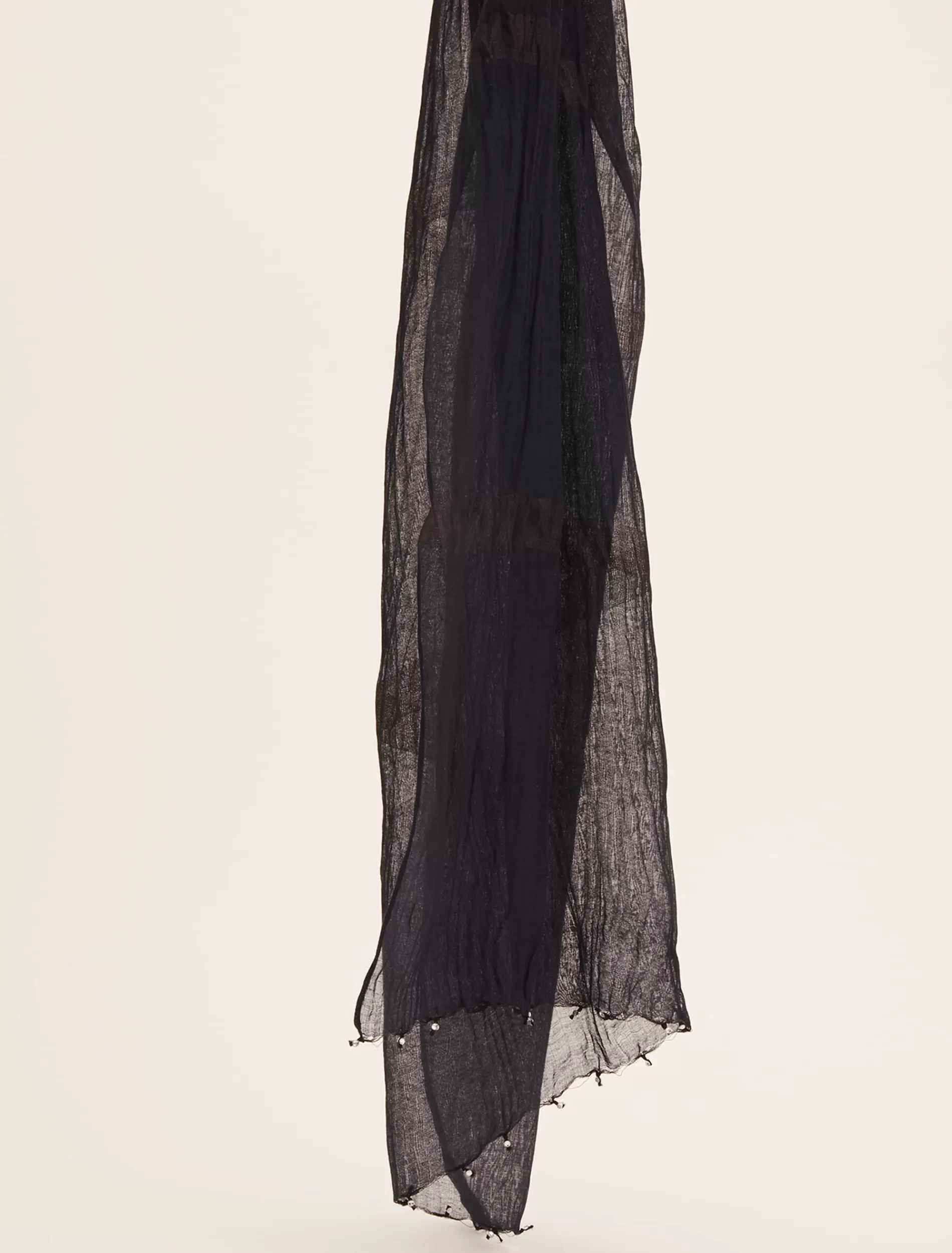 Phase Eight Terri Sparkle Hem Scarf Navy Online