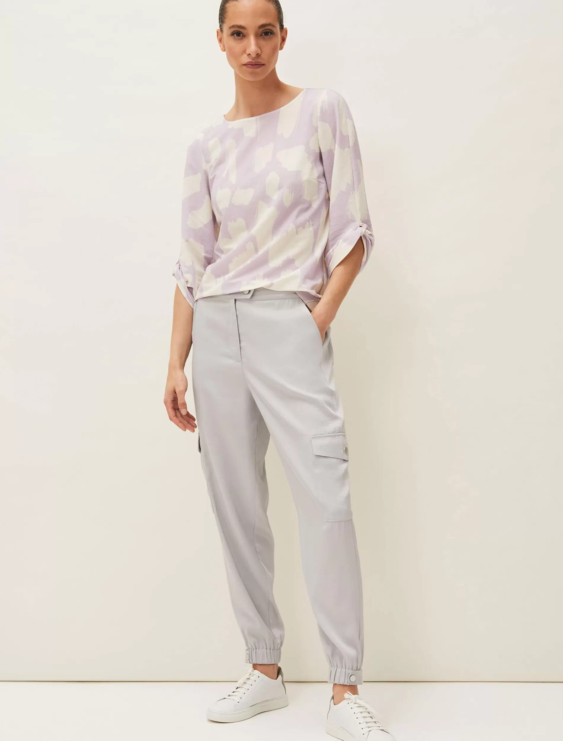 Phase Eight Theodora Tapered Cargo Jogger Grey Fashion