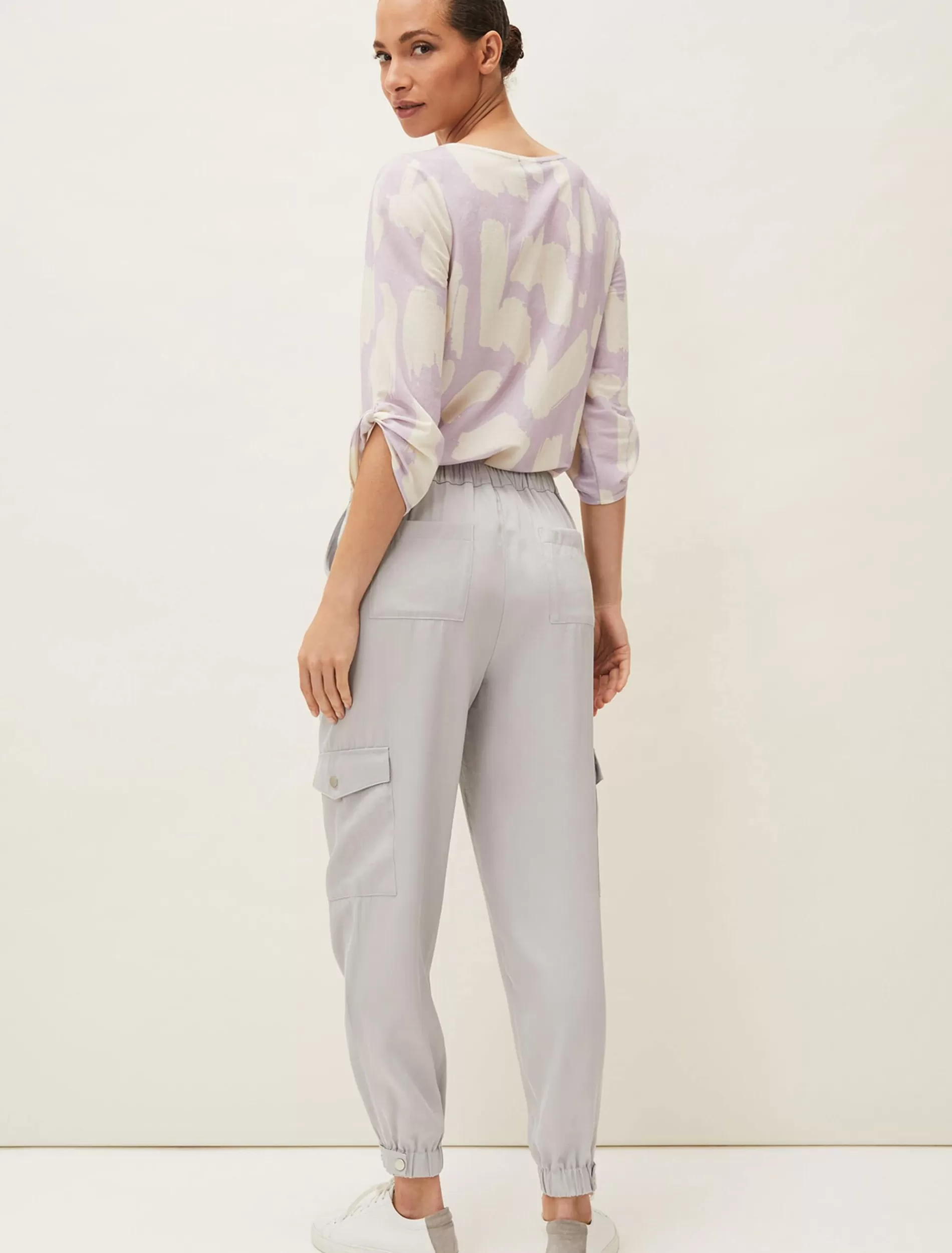 Phase Eight Theodora Tapered Cargo Jogger Grey Fashion
