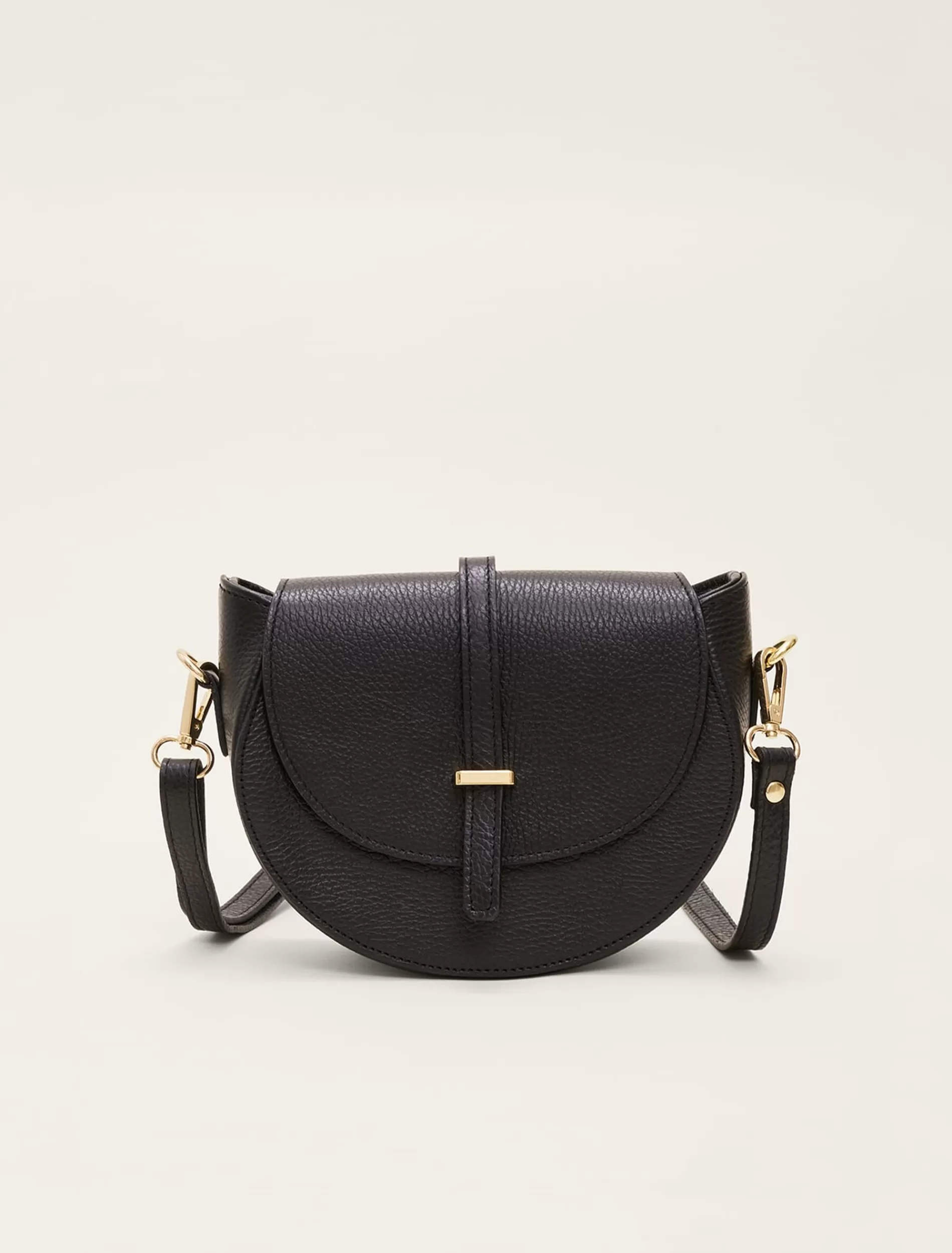 Phase Eight Tianna Leather Cross Body Bag Black New