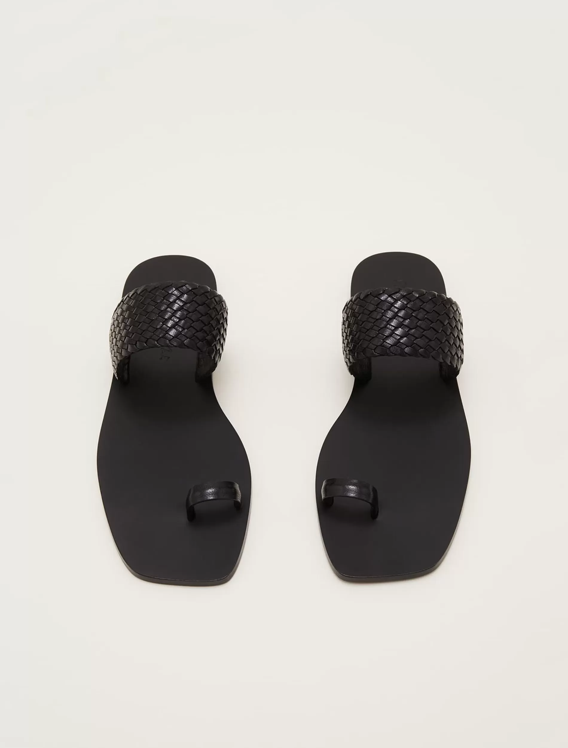 Phase Eight Toe Post Sandal Black Best Sale