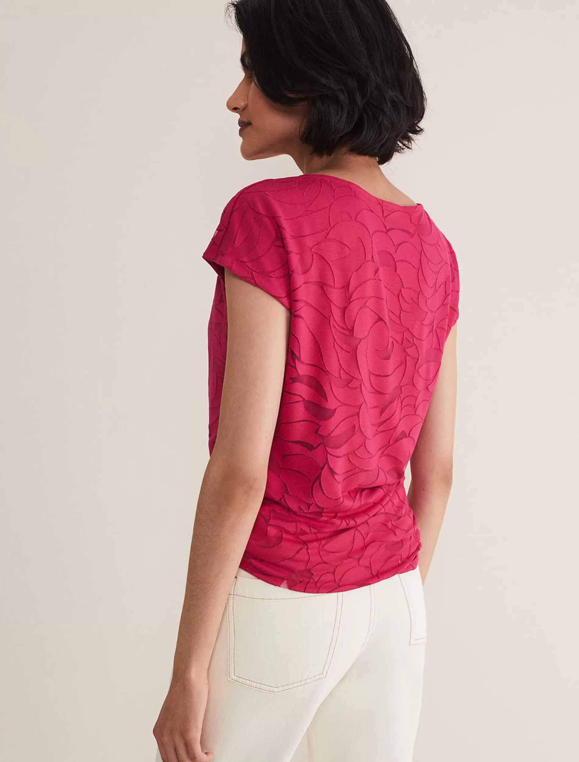 Phase Eight Trishna Pink Top Hot Pink Cheap
