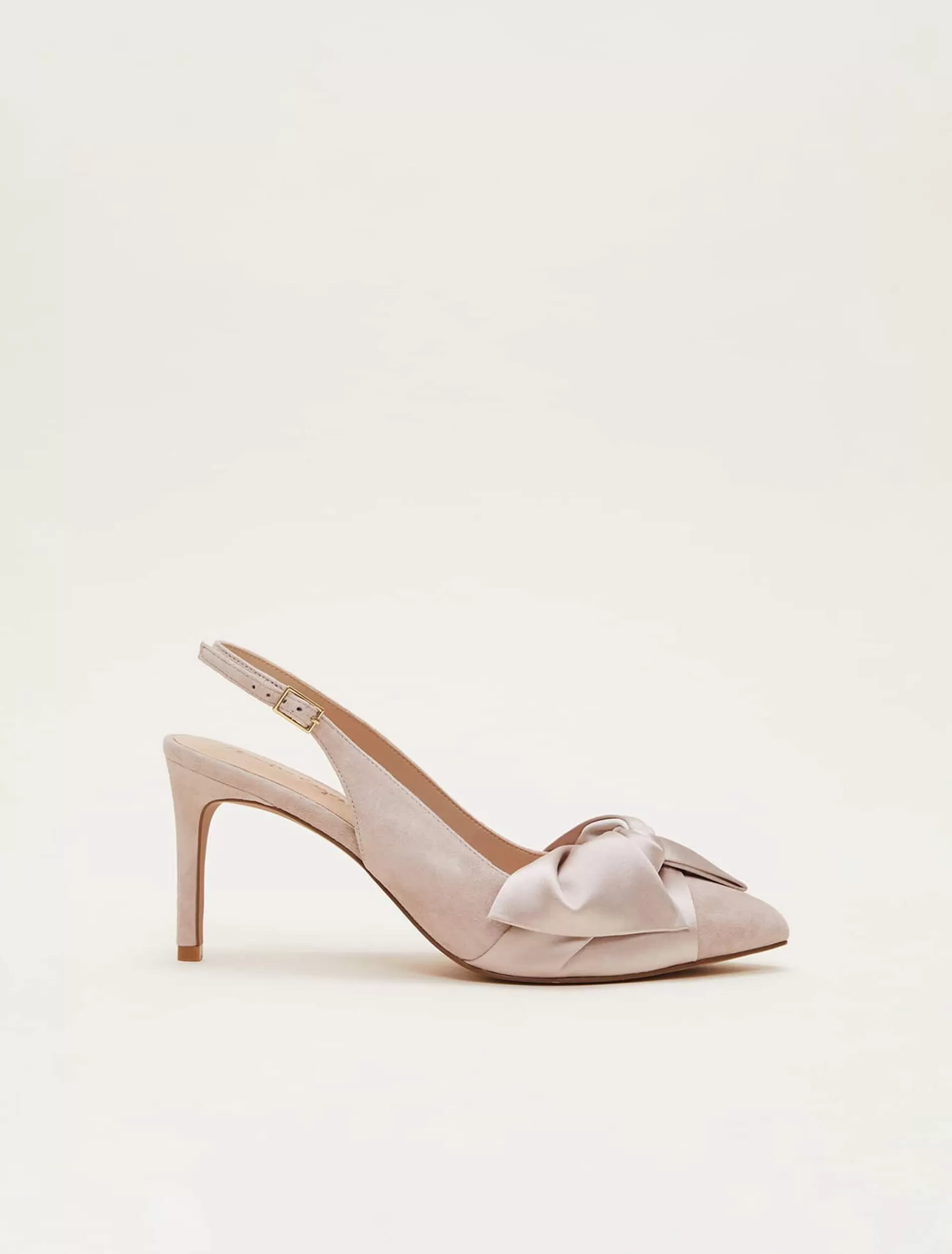 Phase Eight Twist Front Slingback Shoe Latte Flash Sale