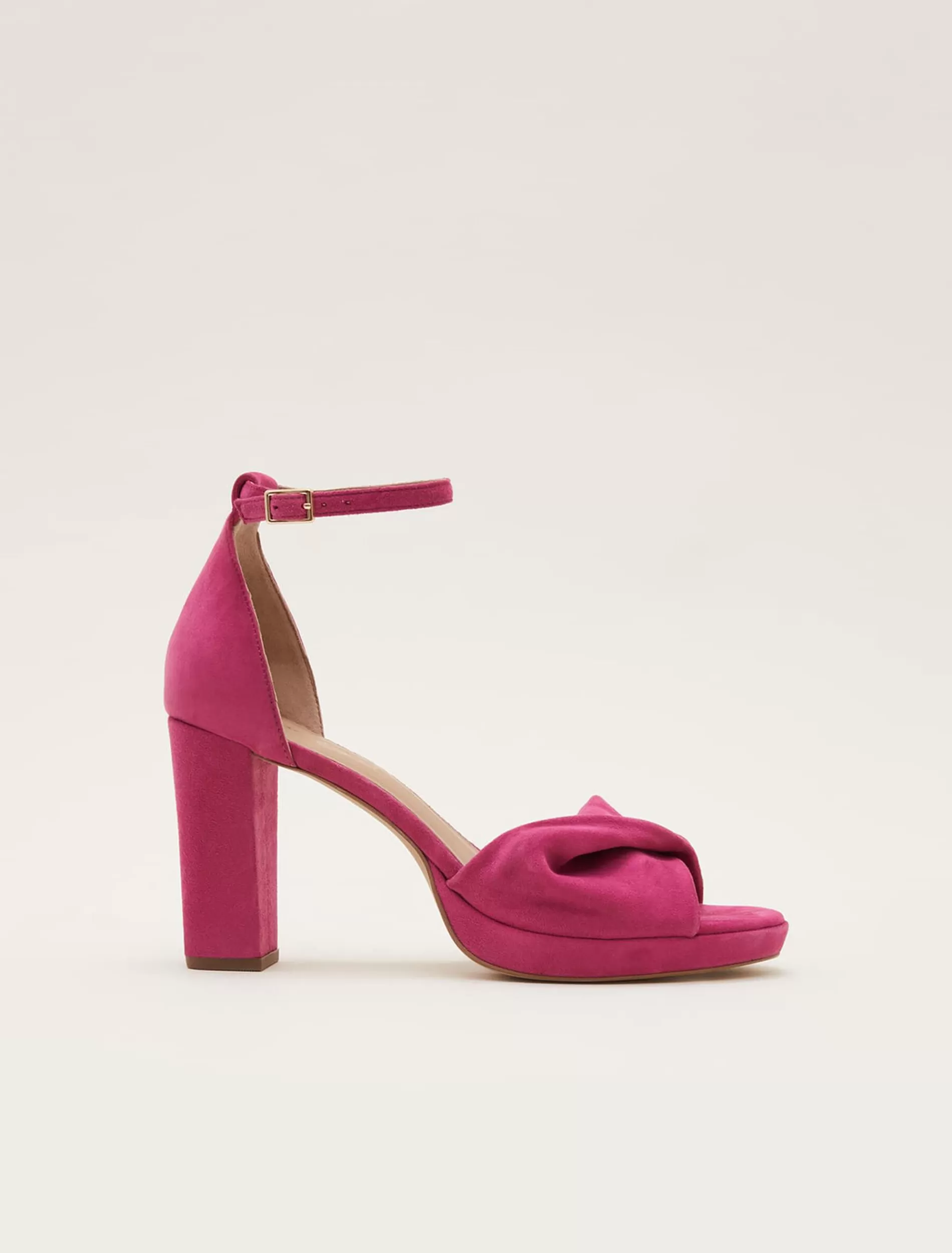 Phase Eight Twist Strap Platform Shoe Candy Pink Outlet