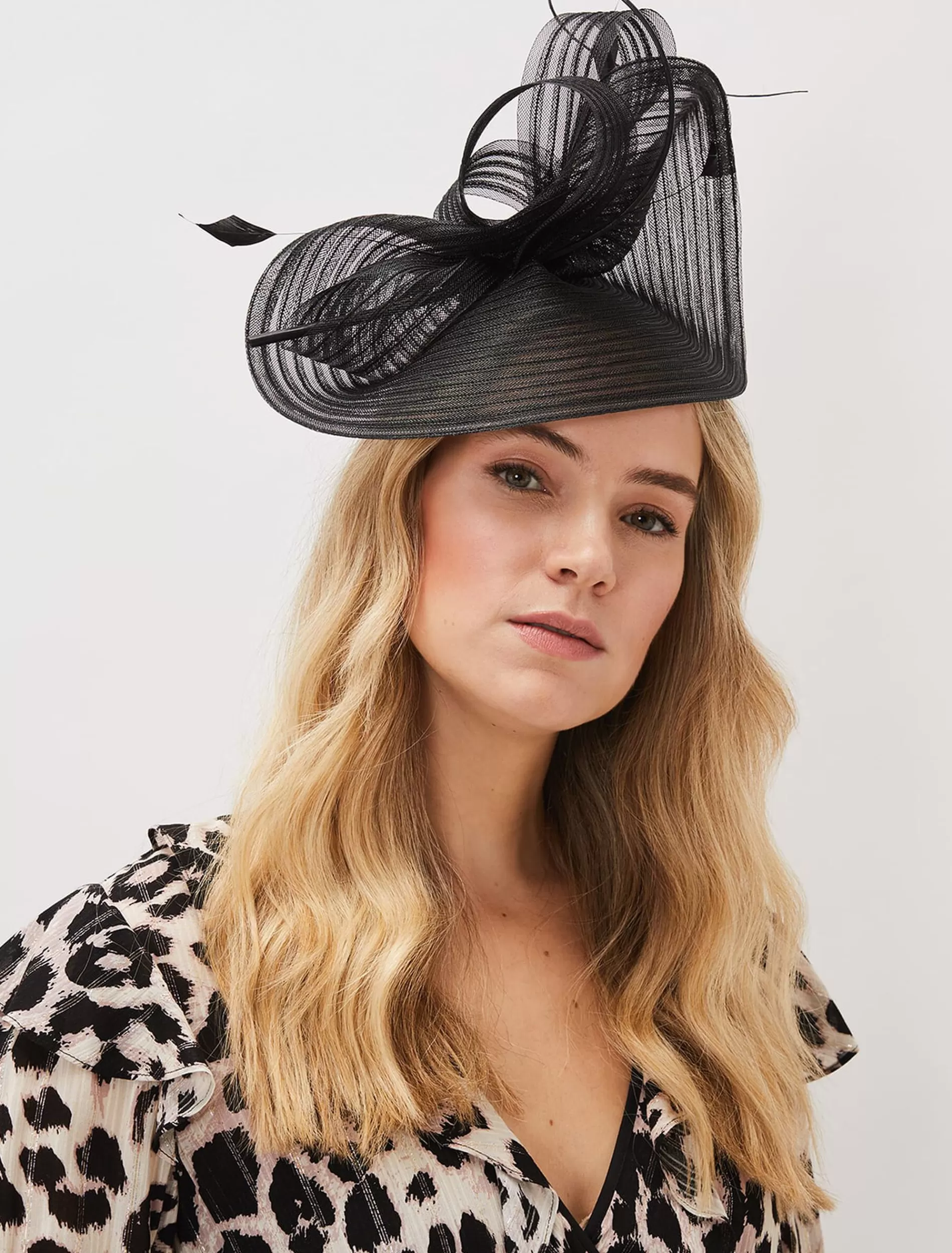 Phase Eight Twist Top Fascinator Black Outlet