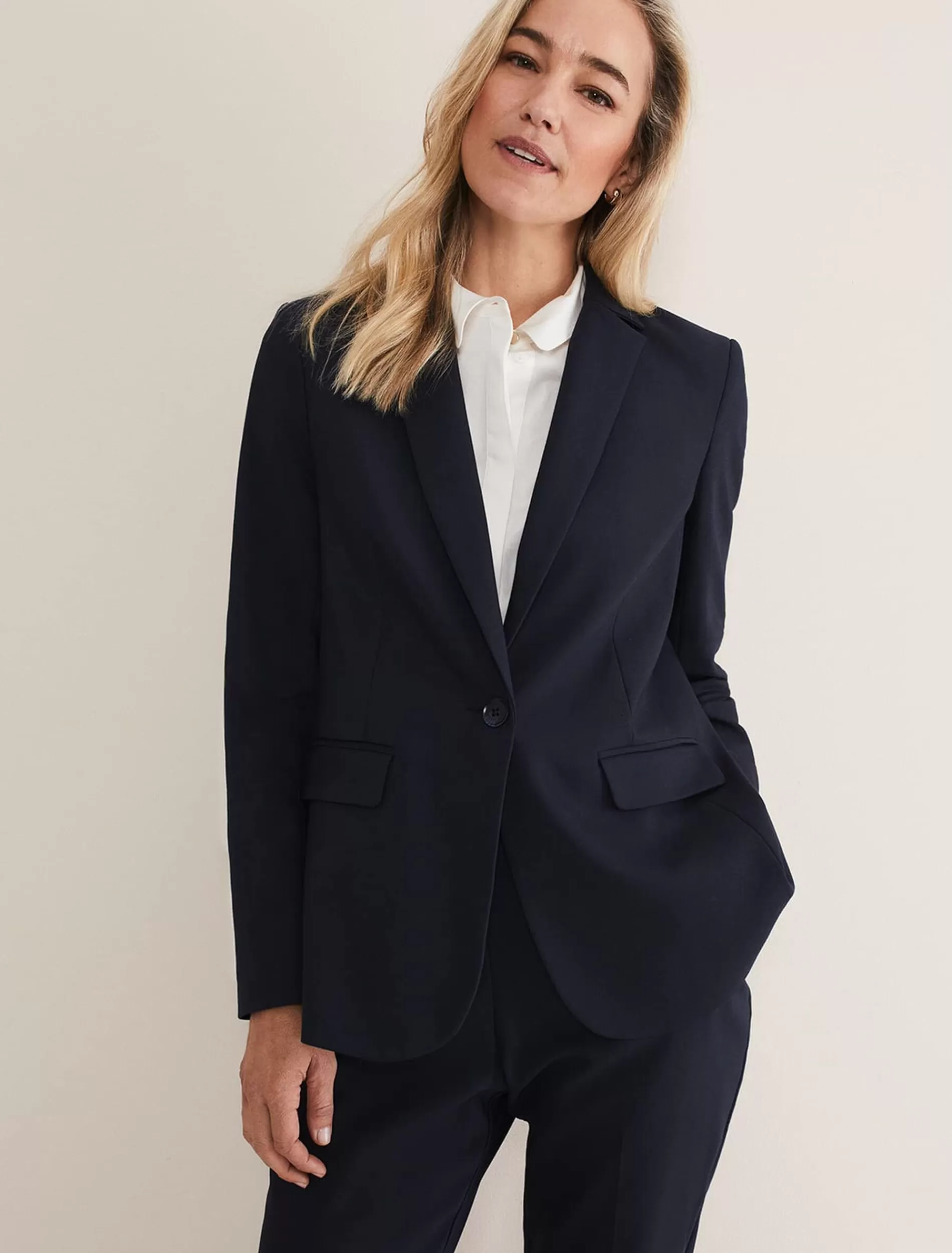 Phase Eight Ulrica Navy Blazer Midnight Fashion