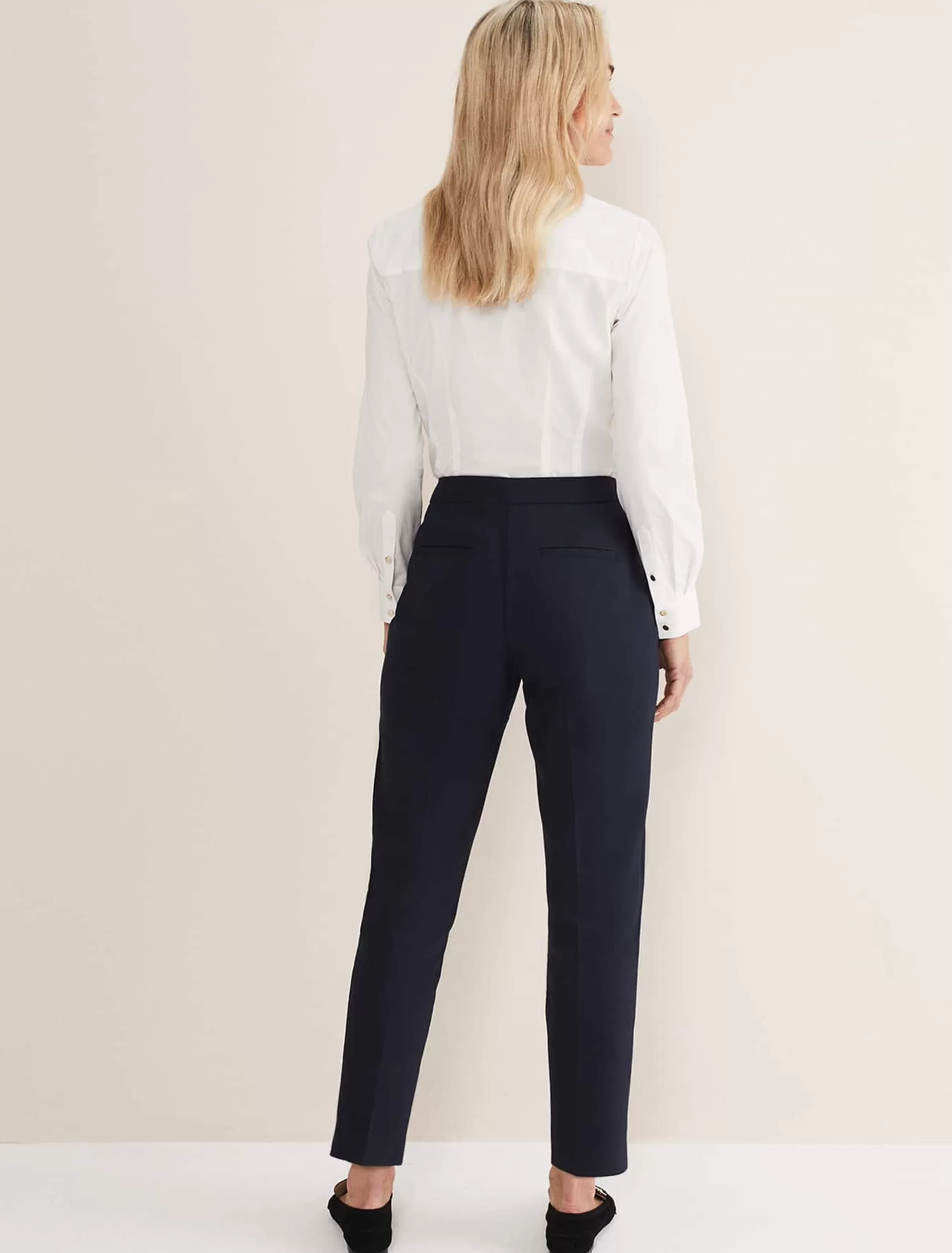 Phase Eight Ulrica Straight Leg Trousers Midnight Fashion
