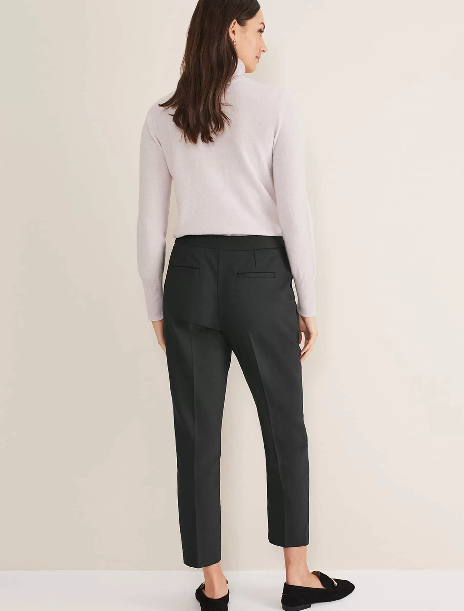 Phase Eight Ulrica Straight Leg Trousers Black Flash Sale