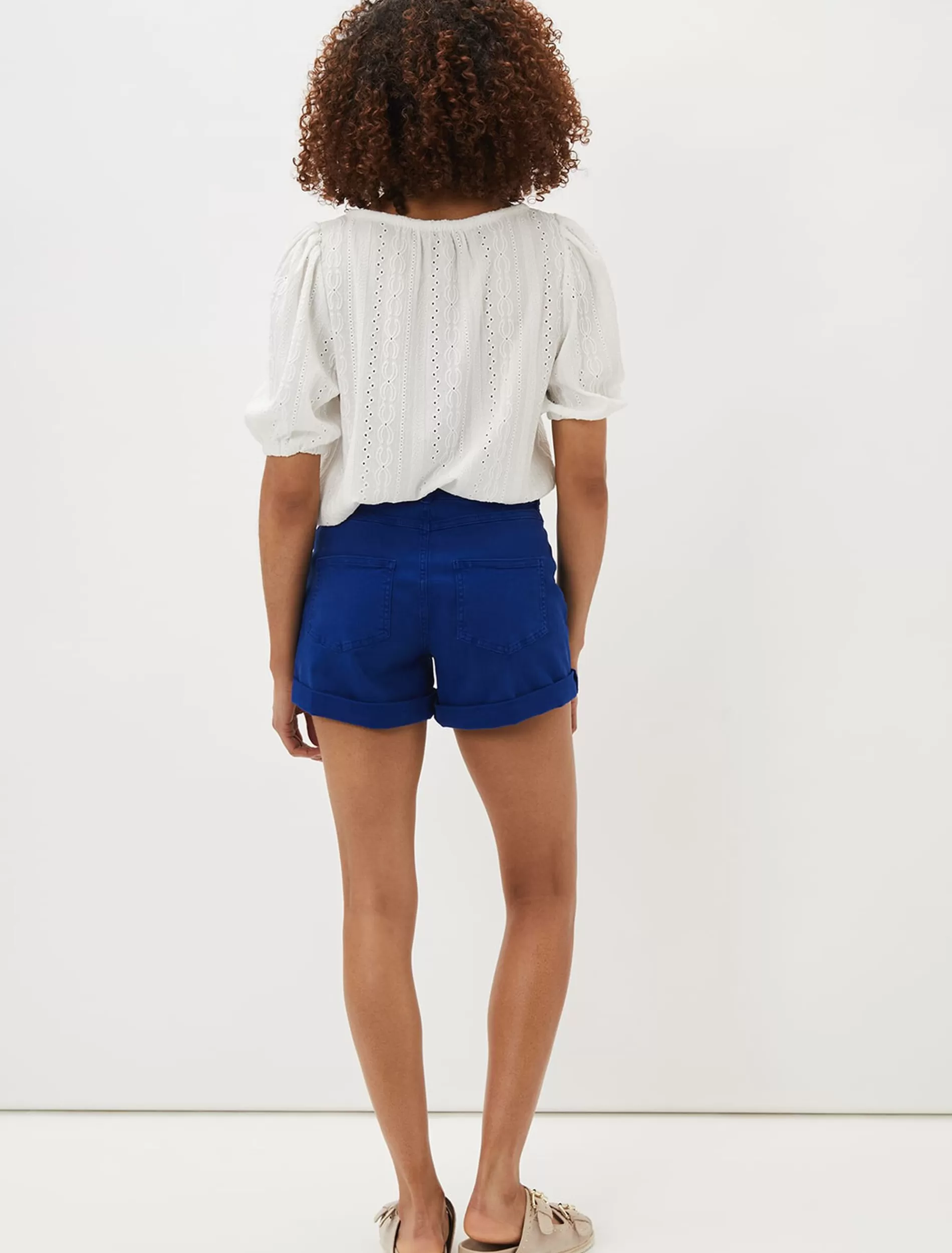 Phase Eight Una Denim Short Cobalt Sale