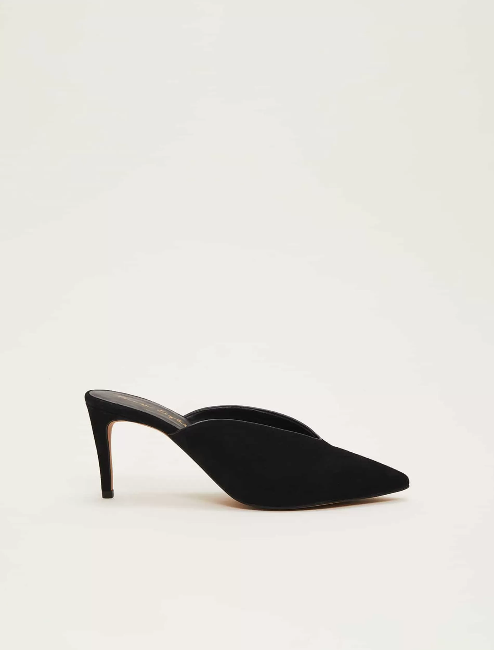 Phase Eight V Front Mule Shoe Black Clearance