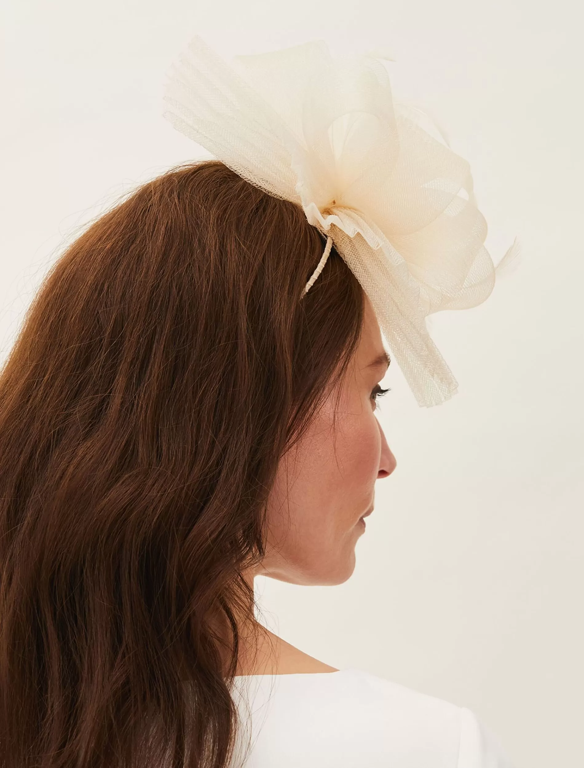 Phase Eight Valens Pleated Headband Oyster Sale