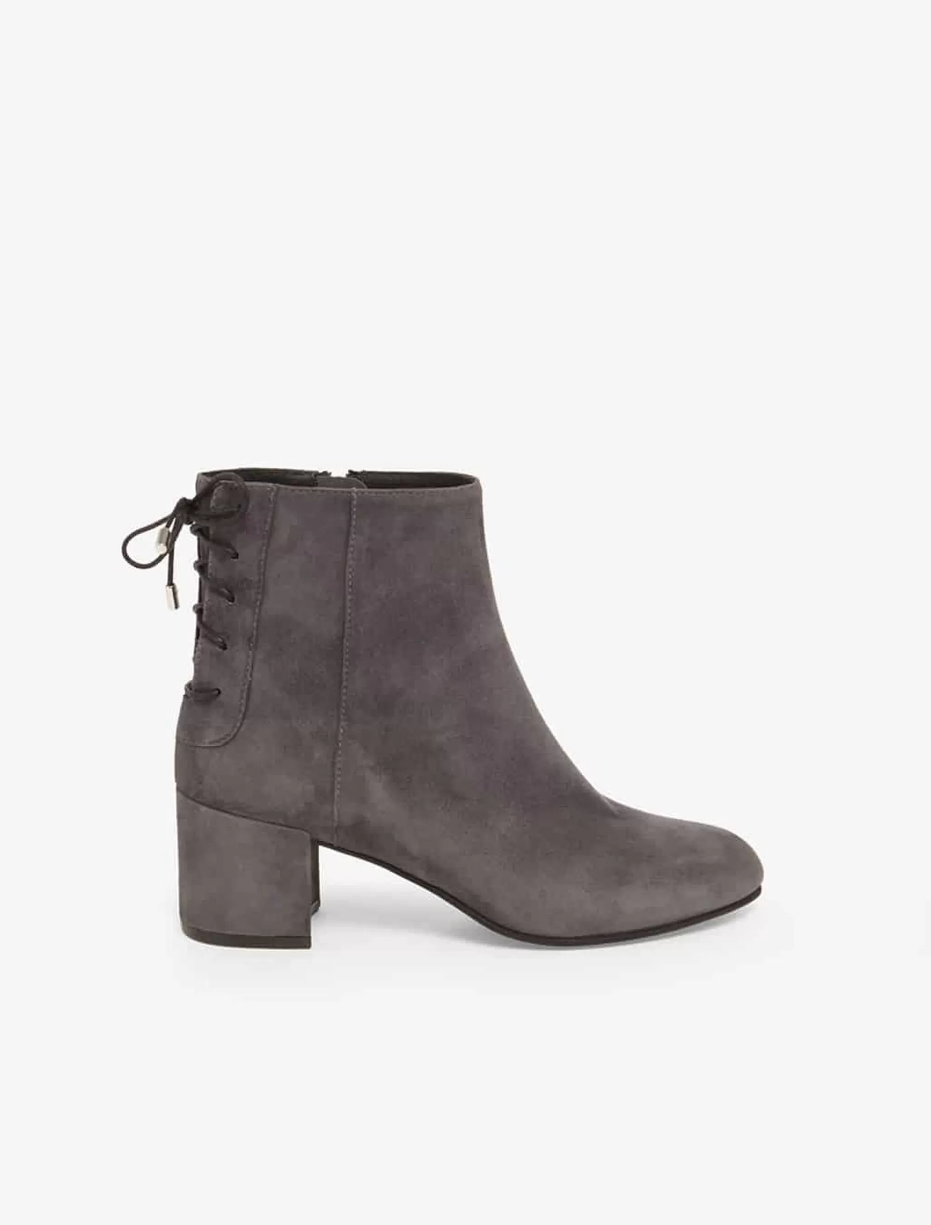 Phase Eight Valentine Lace Back Boots Grey Best