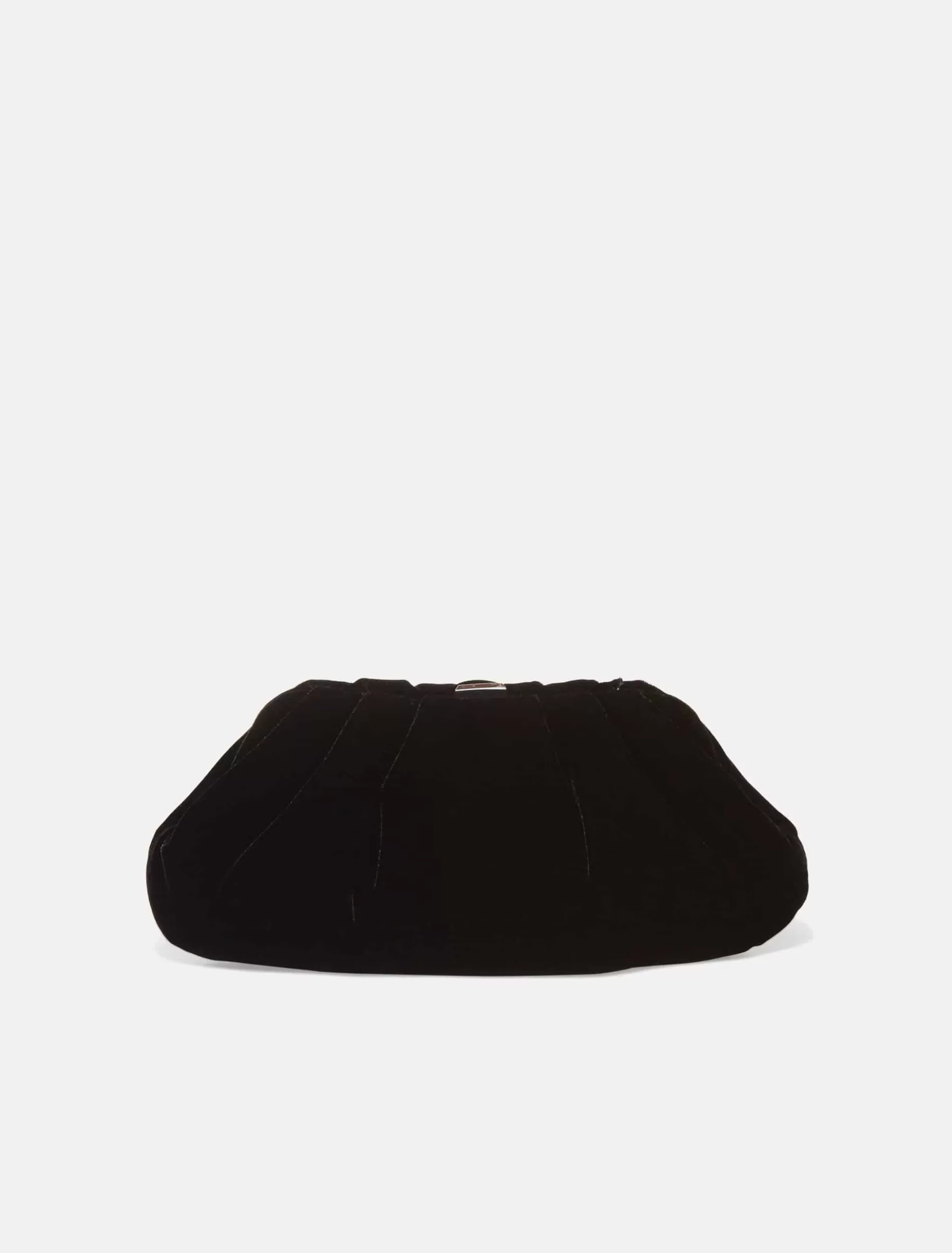 Phase Eight Valerie Velvet Clutch Bag Black Online