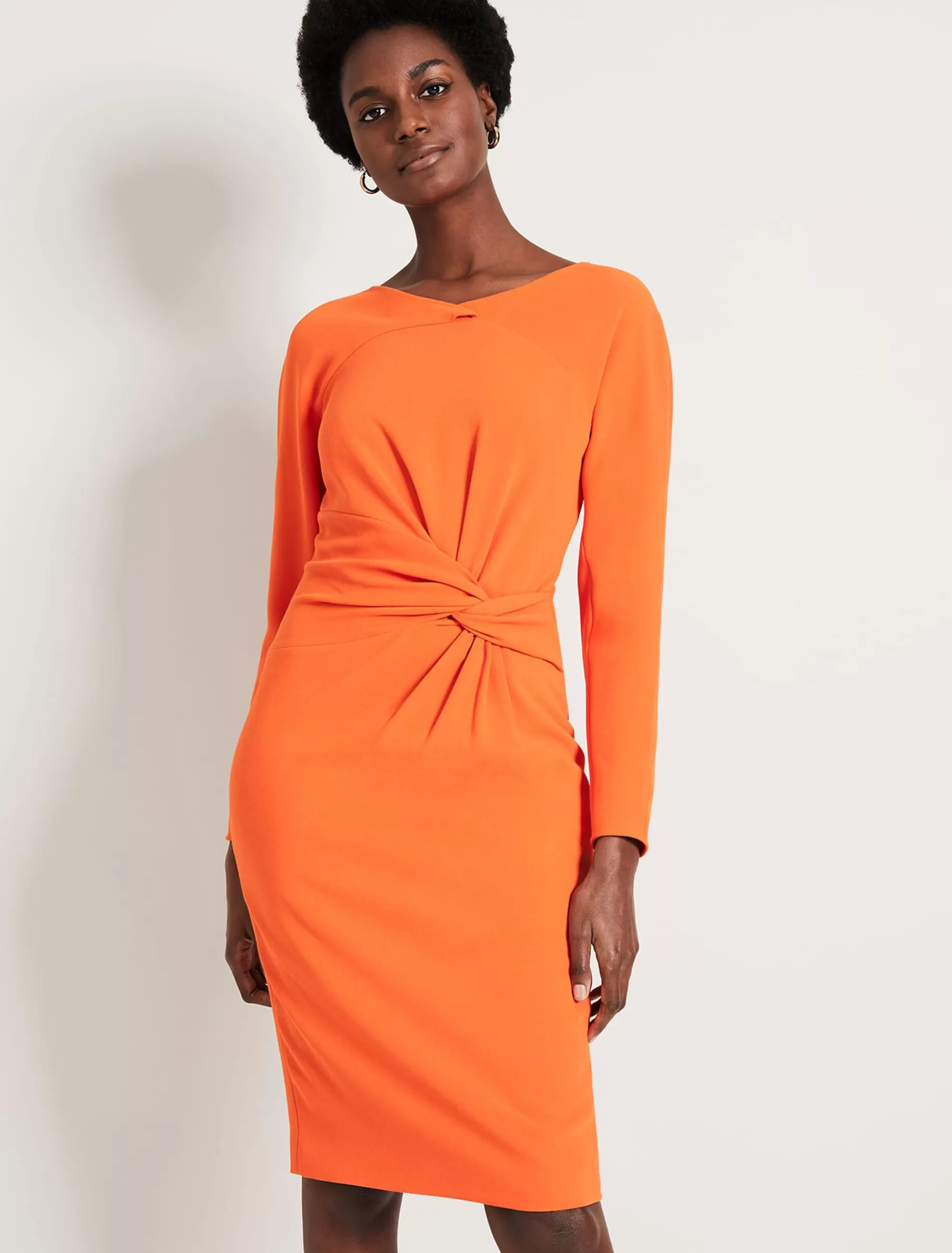 Phase Eight Valo Batwing Dress Orange Online