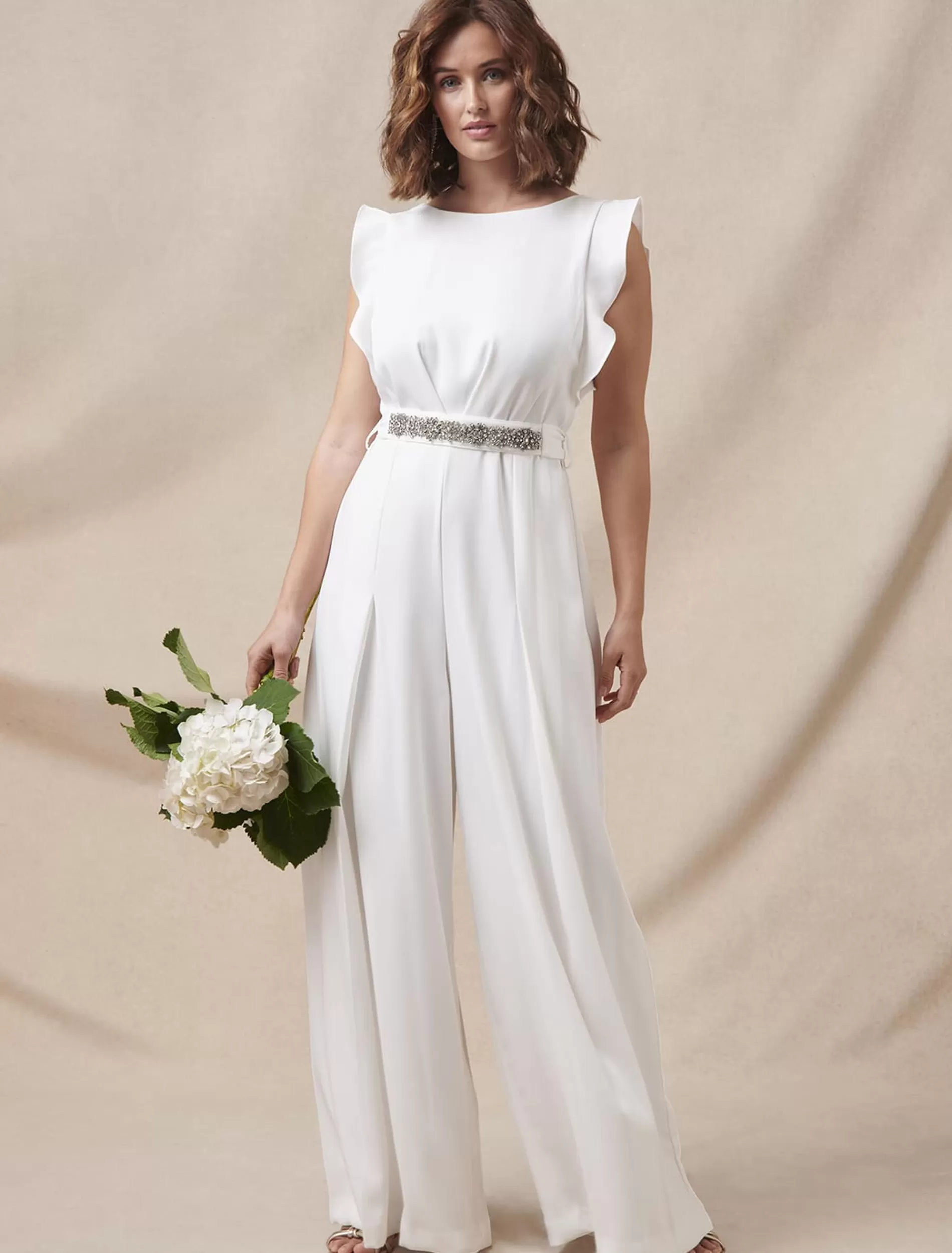Phase Eight Victoriana Wedding Jumpsuit Ivory Best