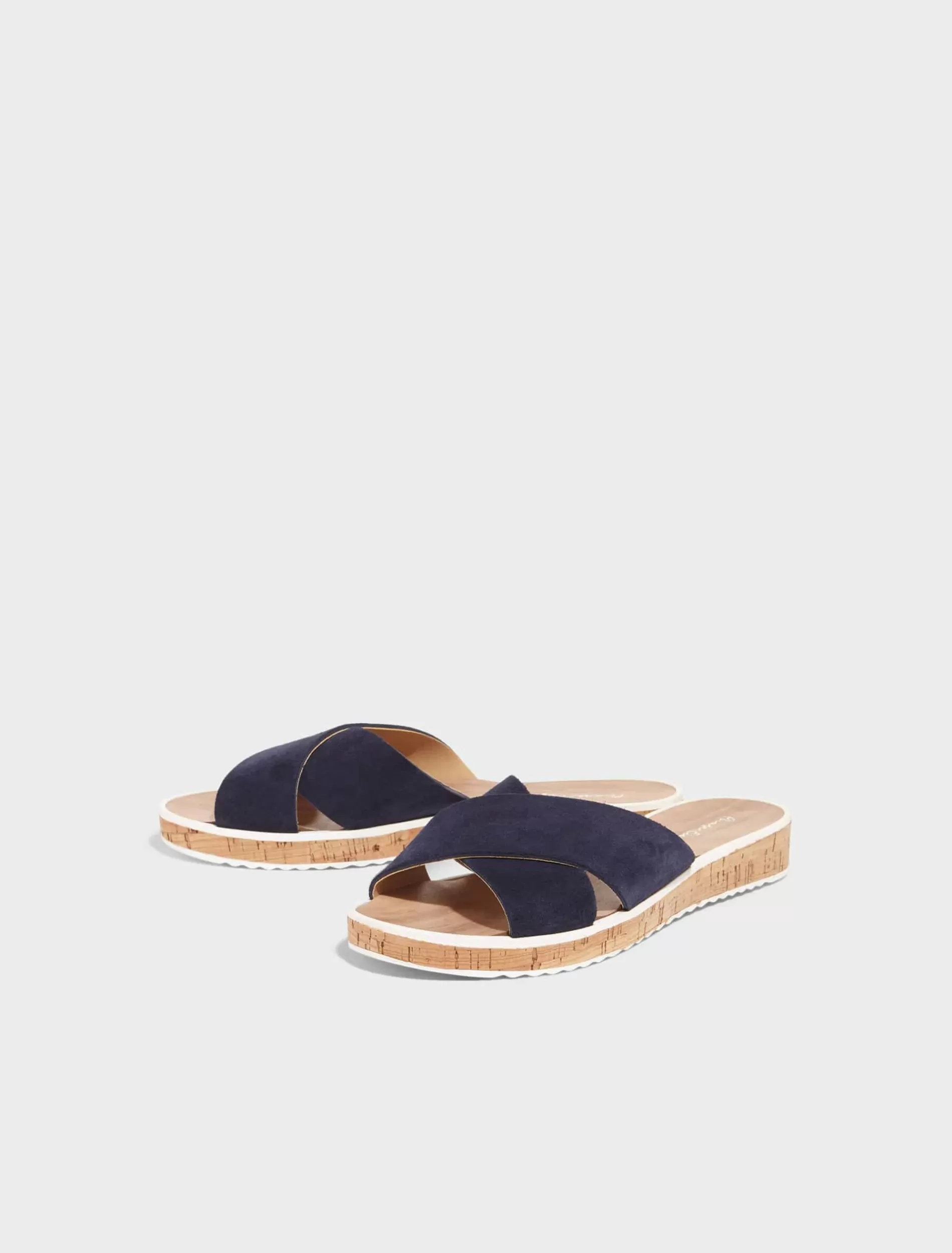 Phase Eight Vida Cross Front Sandals Navy Cheap