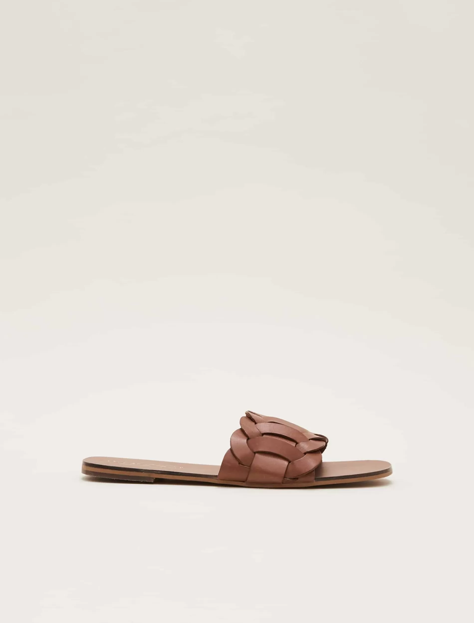 Phase Eight Woven Flat Sandal Tan Clearance