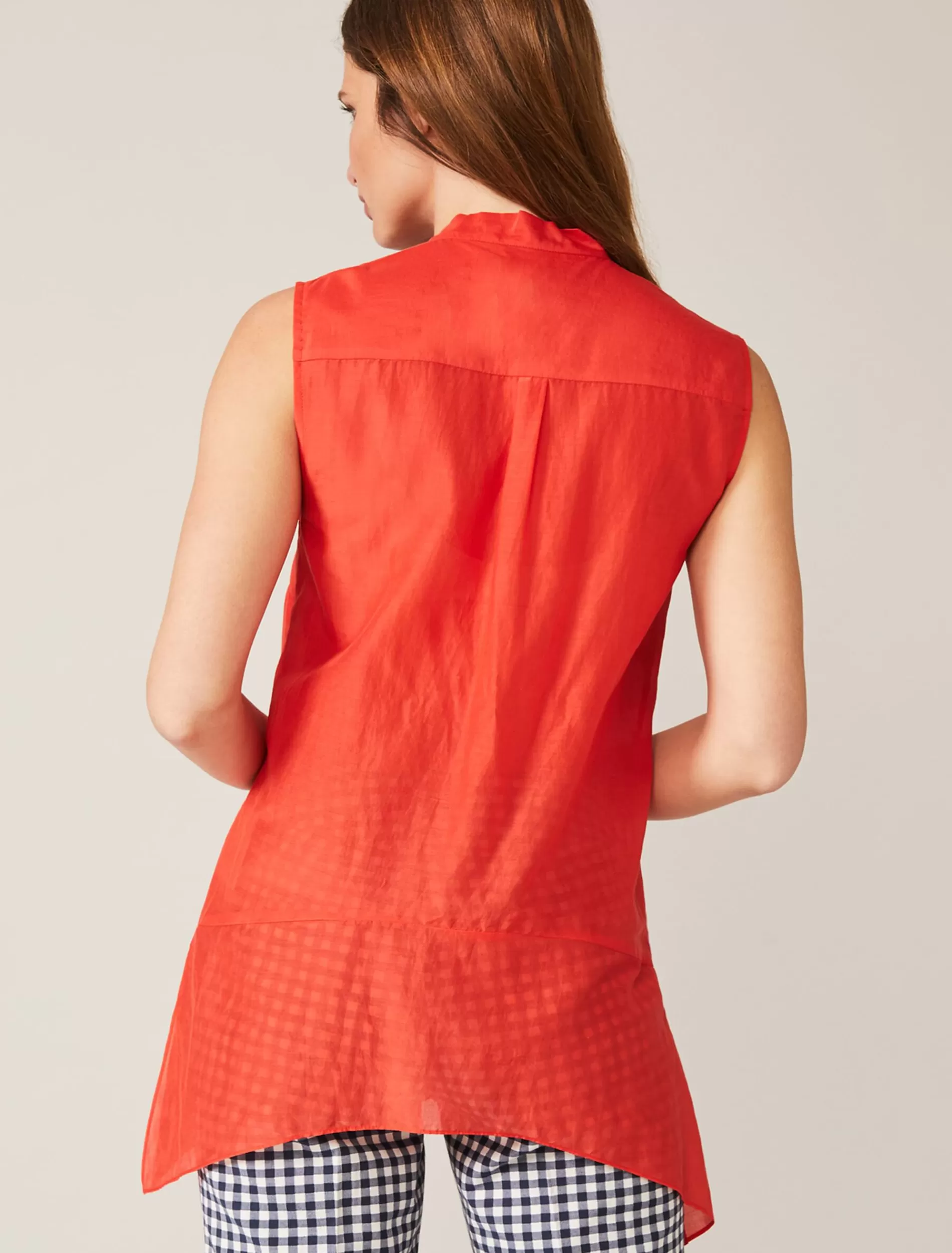 Phase Eight Ysanne Silk Blend Blouse Cucumber Rose Outlet