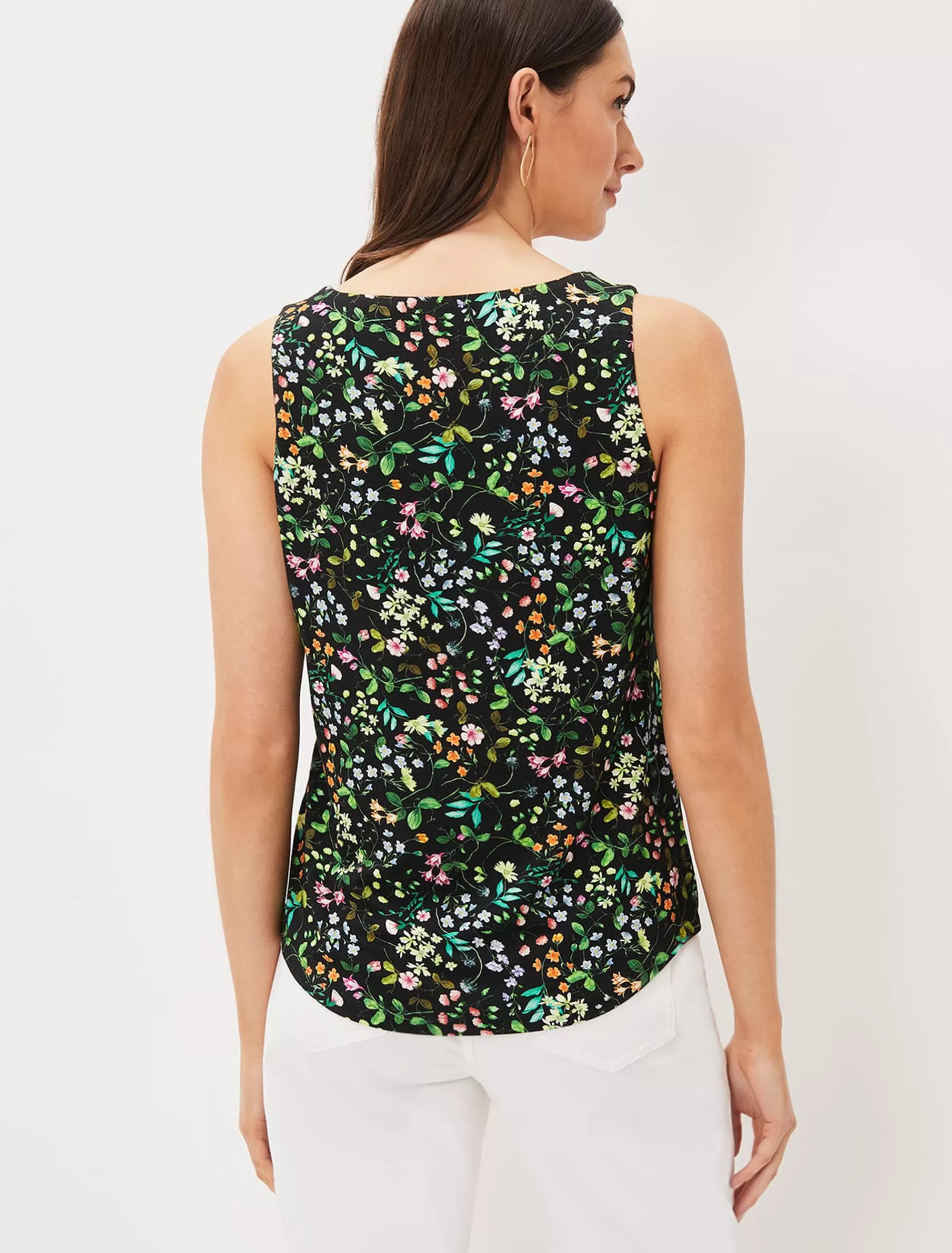 Phase Eight Zaylah Floral Cami Black Multi Store
